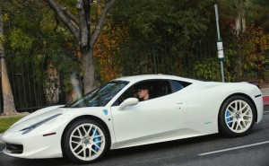 Justin Bieber - Ferrari 458 Italia Branca